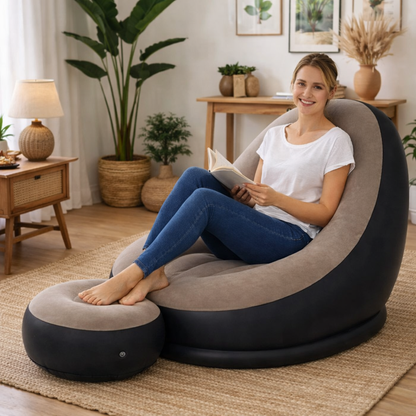 Sillón Descanso Premium: Comodidad premium, se guarda fácilmente.